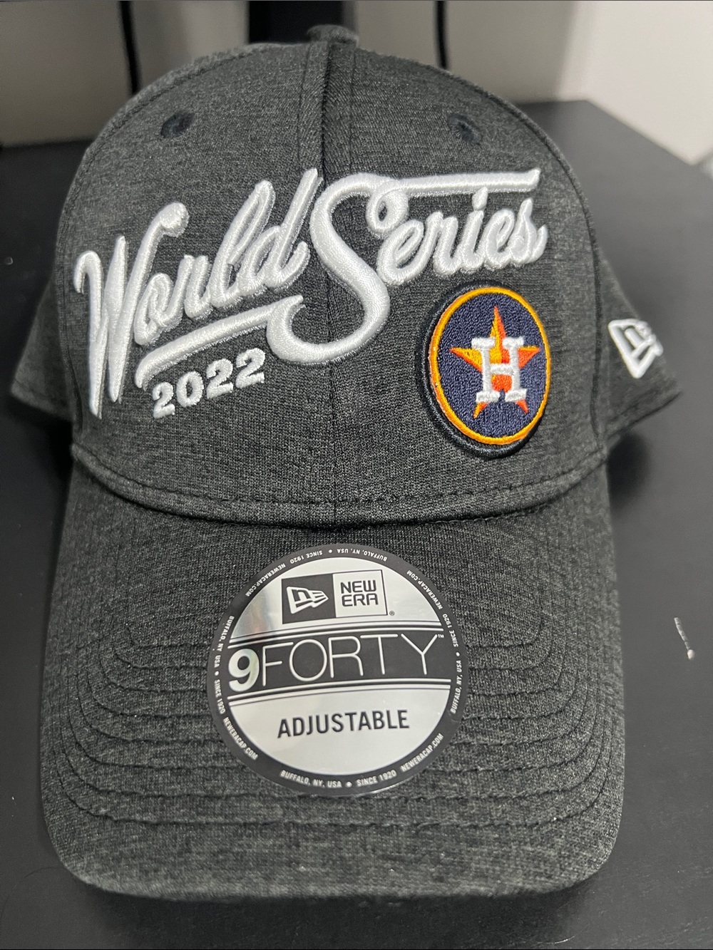 New Era Men's 9FORTY Adjustable World Series 2022 Cap - Charcoal